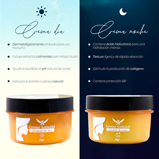 Crema duo atiedad dia y noche